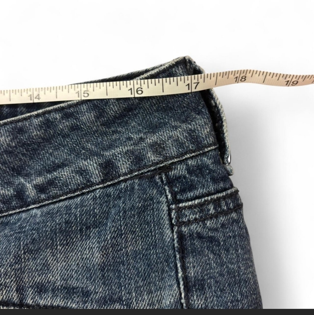 American Eagle Outfitters Dark Blue Denim Jean Shorts - Picture 4 of 5